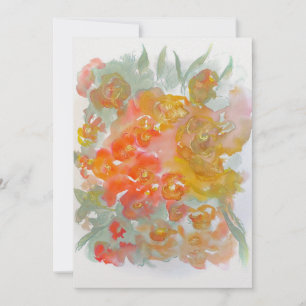 Spring Flowers  Thank You Card