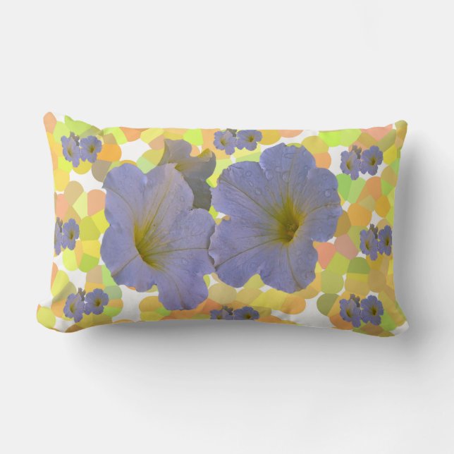 Spring Flowers Throw Pillows (Front)