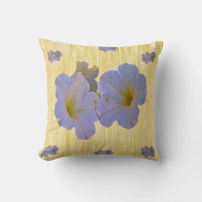 Spring Flowers Throw Pillows (Front)