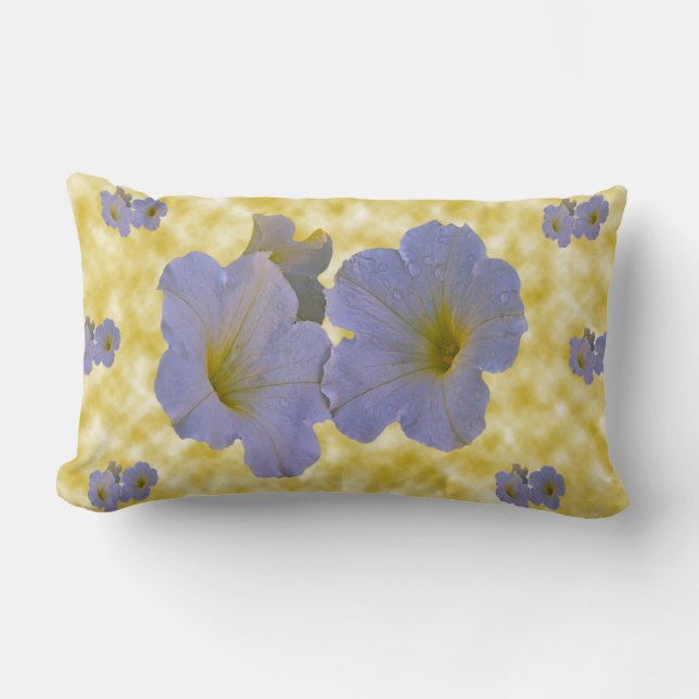 Spring Flowers Throw Pillows (Front)