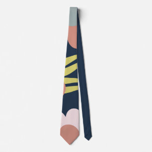Spring flowers tie