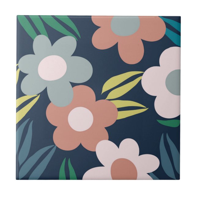 Spring flowers tile (Front)