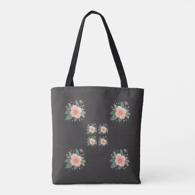 Spring Flowers  Tote Bag (Back)