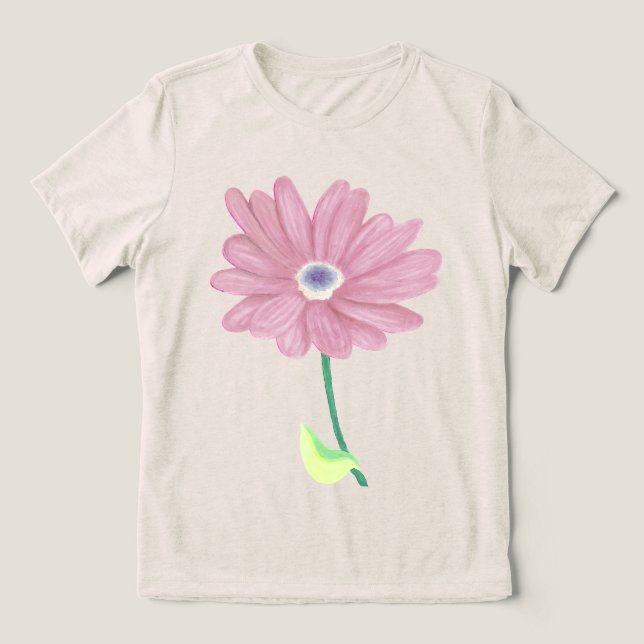 Spring Flowers  Tri-Blend Shirt (Design Front)