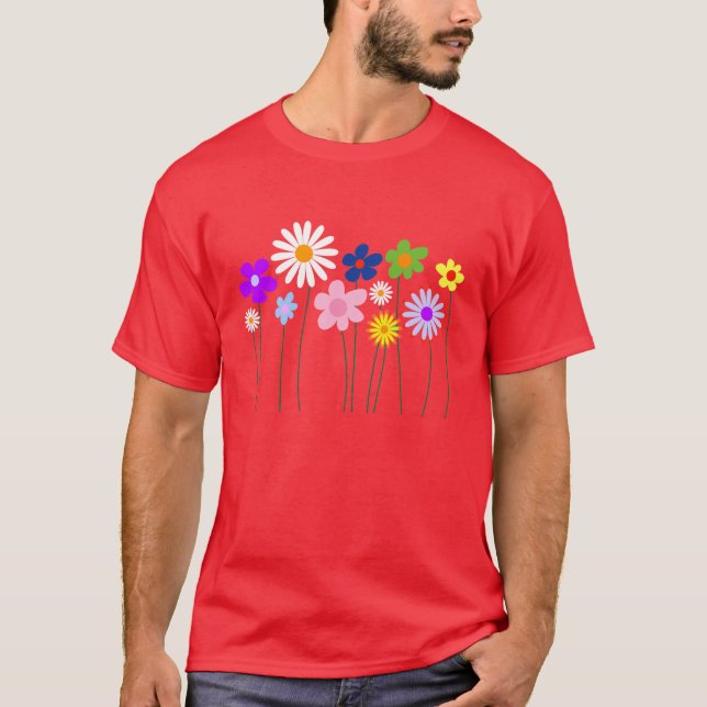 spring flowers tshirt (Front)