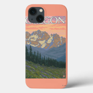 Spring Flowers- Vintage Travel Poster iPhone 13 Case