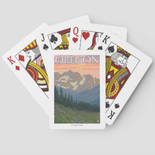 Spring Flowers- Vintage Travel Poster Playing Cards