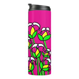 Spring Flowers Whimsical 41 Thermal Tumbler