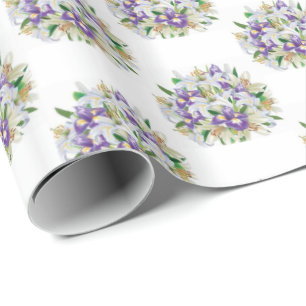 Spring Flowers Wrapping Paper