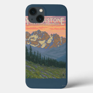 Spring Flowers - Yellowstone National Park iPhone 13 Case