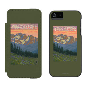 Spring Flowers - Yellowstone National Park Incipio Watson™ iPhone 5 Wallet Case