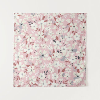 Spring flowery pattern. Seamless floral background Tapestry