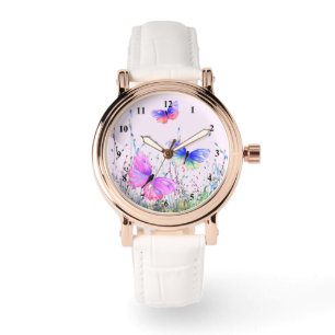 Spring Flying Butterflies Watch