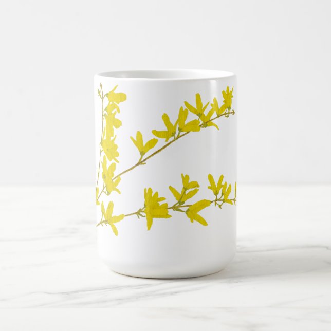 Spring Forsythia Coffee Mug (Center)