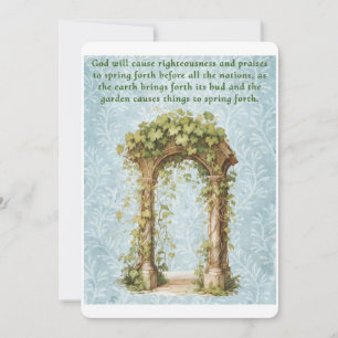 Spring Forth Holiday Card