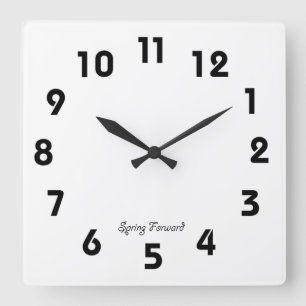 Spring Forward Clock