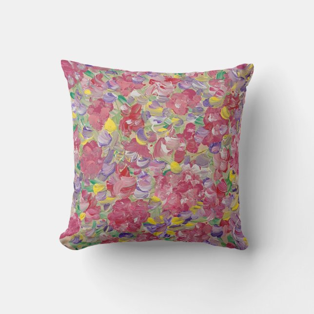Spring Forward Throw Pillow (Front)