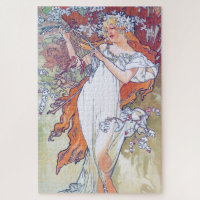 Spring (Four Seasons), Alphonse Mucha
