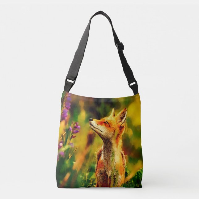 Spring Fox Crossbody Bag (Front)