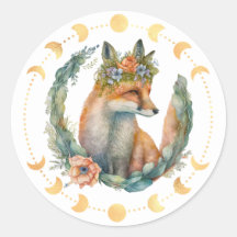 Spring Fox Moon Phase 
