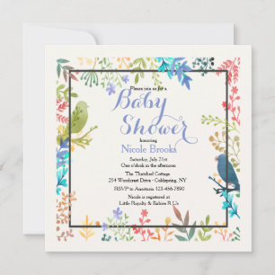 Spring Frame Invitation