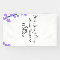 Spring fresh camping lavender flowers name date si