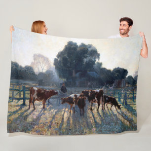 Spring Frost Elioth Gruner 1919 Australian Art Fleece Blanket