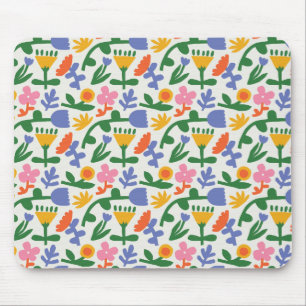 Spring Fun Floral Mouse Pad