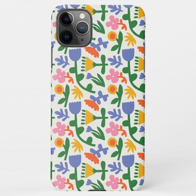 Spring Fun Floral Phone Case (Back)