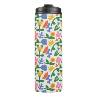 Spring Fun Floral Thermal Tumbler