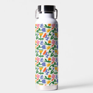 Spring Fun Floral Water Bottle