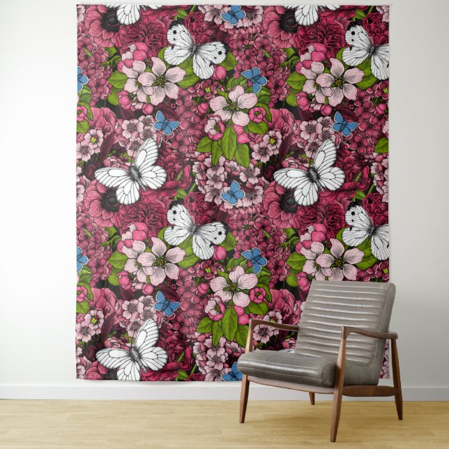 Spring garden 2 tapestry (In Situ)