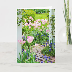 Spring Garden Birthday Card