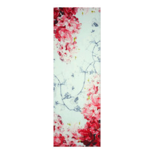 Spring Garden Butterfly Burgundy Floral Bloom Photo Print