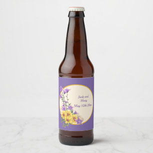 Spring Garden Collection Cream Beer Bottle Label