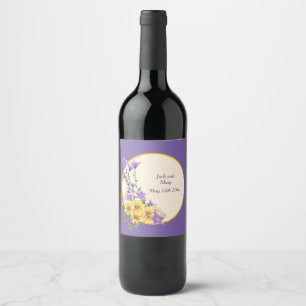 Spring Garden Collection Cream Wine Label
