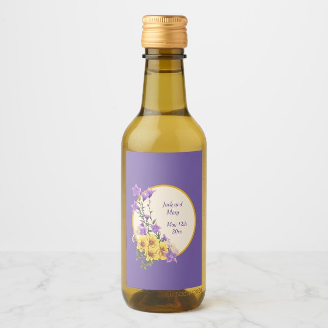 Spring Garden Collection Cream Wine Label (Front)