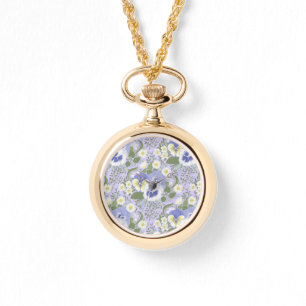 Spring Garden flowers on lavender Watch