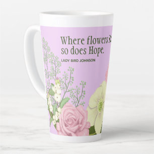 Spring Garden In Bloom Latte Mug