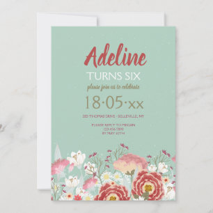 Spring Garden Invitation