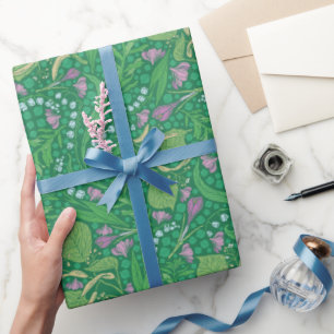 Spring Garden Mother's Day Lilly of the Valley Wrapping Paper