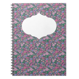 Spring Garden Mother's Day Poppies Japanese Fans Notebook