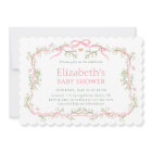 Spring Garden Pink and Green Baby Shower   