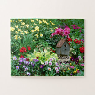 Spring Garden Puzzle Gift for Grandma Easy