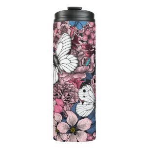 Spring garden thermal tumbler