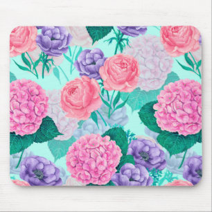 Spring garden watercolor 2 mouse pad