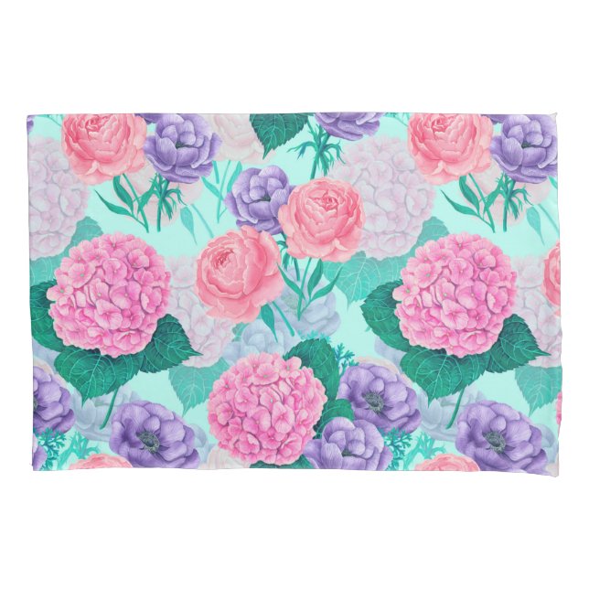 Spring garden watercolor 2 pillowcase (Front)