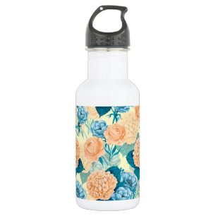 Spring garden watercolor 532 ml water bottle