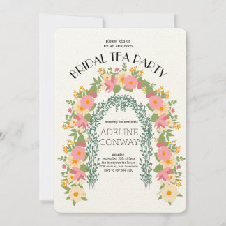 Spring Gate Garden Bridal Shower Celebration Invitation