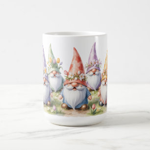Spring Gnomes in a Meadow Coffee Mug